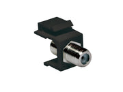 Keystone F stik - 2 x F hun, Sort