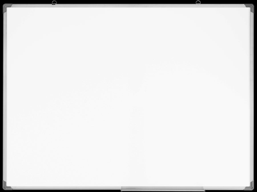 Magnetisk whiteboard - vægmont., alu.ramme (120 x 90cm)