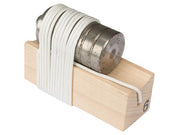 ALCO - Snorelod, flad ende, træblok, 600g