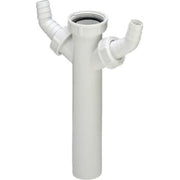 1.1/2" x 40 mm Tilslutningsrør med dobbelt studs