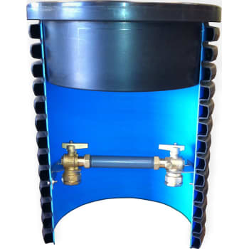 400 mm komplet målerbrønd med 32 mm Isiflo ventilsæt u/kontraventil