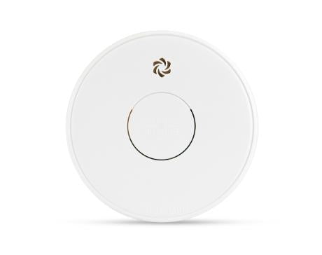 Røgalarm optisk f/bat. trådløs samm.kobl. 2 pak