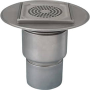 ACO 110 mm afløbsskål til smøremembran, uden studs, lodret