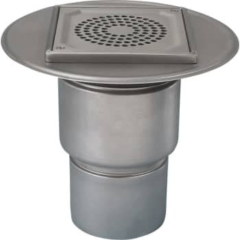 ACO 110 mm afløbsskål til smøremembran, uden studs, lodret