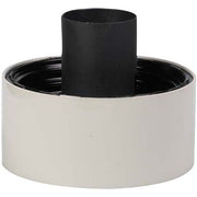 Loftarmatur E27 lige grå