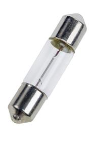 Pinollampe - 12V / 100mA / 1,2W S6 sokkel (Ø6 x 28mm)