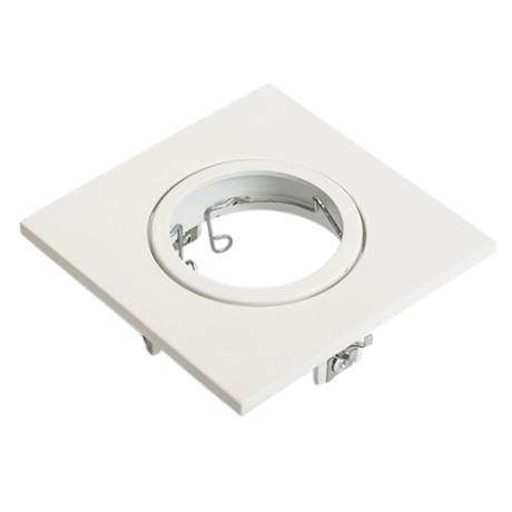 New Line 1 m/clips 76mm. 87x87 Firkantet mat hvid.