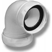 1.1/2" x 40 mm Hvid plast vinkel