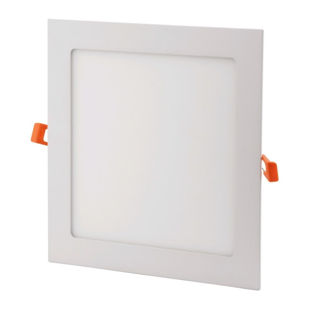 18W LED indbygningspanel - Erstatter 97W - Hul: 20,1 x 20,1 cm - Mål: 22 x 22 cm - 230V - 1490lm - RA80