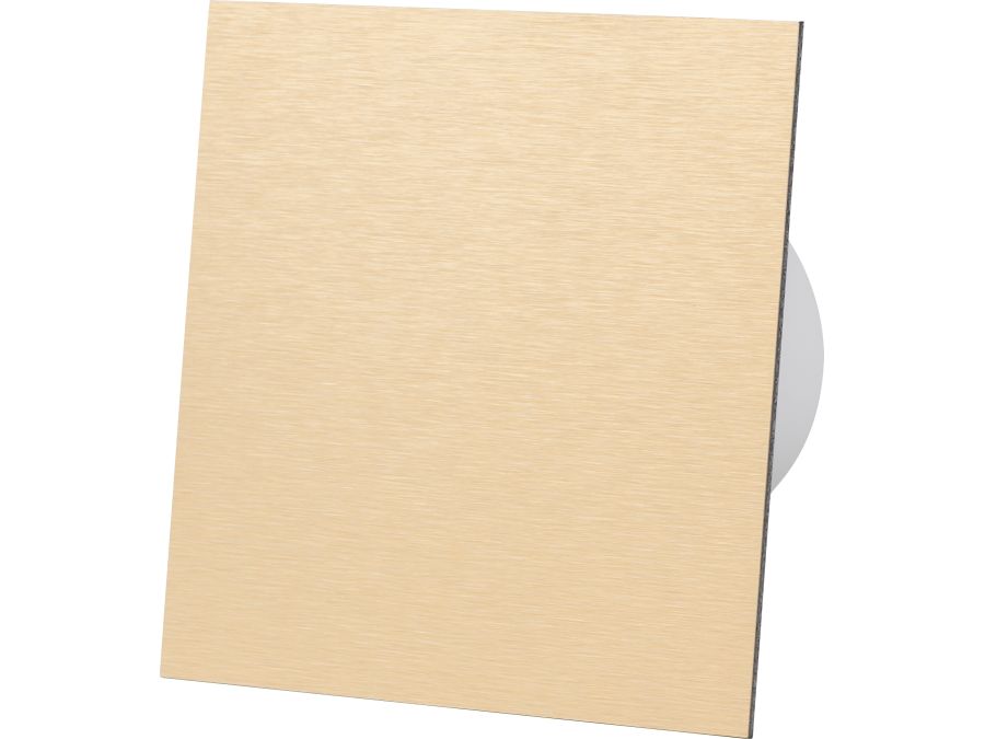 Plexiglas panel til dRim ventilator - Alu. guld