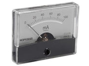 Analog strøm-panelmeter - 100mA DC (60x47mm)