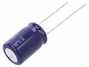 Bipolar Elektrolyt Kondensator - 220uF 25Vdc Lodret (±20%)