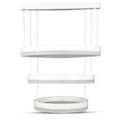 V-Tac 92W lysekrone med 3 ringe - Dæmpbar, Blødt lys, Ø60, Varm hvid