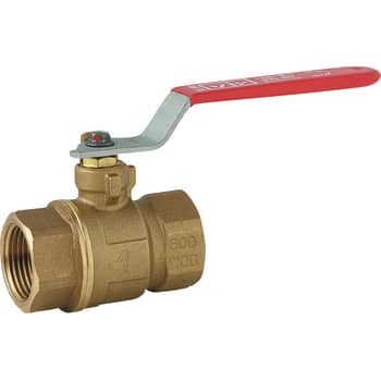 3/4" Rødgods kugleventil muffe/muffe