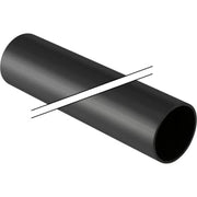 200 x 5000 mm Rør uden muffe sort PEH Geberit
