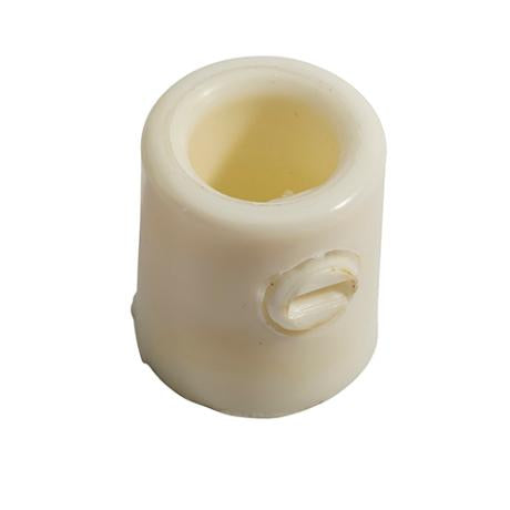 Klemmenippel indv. Gevind M10 hvid