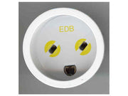 EDB stikkontakt - 240V til indbygning, (Ø43mm)