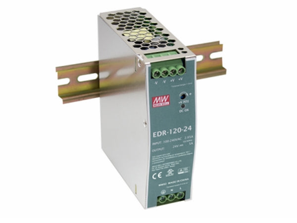 DIN-skinne strømforsyning - 24VDC 156W (6,5A)