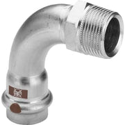 VIEGA 90° 22mmx1/2 Temponox overgangsbøjning 90°