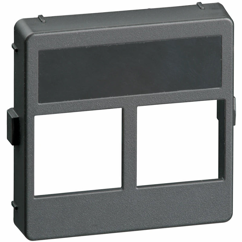 LK Fuga dataudtag til 2xActassi RJ45 1m - koksgrå