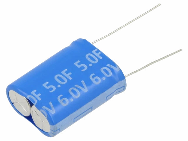 Superkondensator - 5F 6V, 21x26x10mm