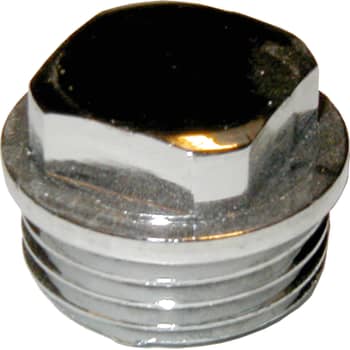 1/2" afzinkningsfri forkromet messing prop