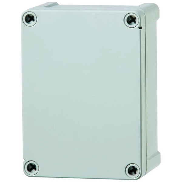 Fibox Tempo - 344x289x117 grå med låg - 4 skruehuller