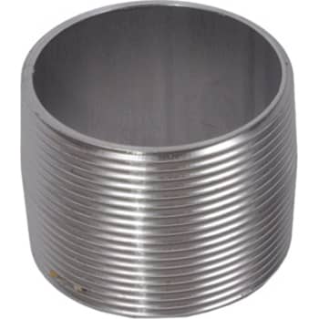 1/2" x 30 mm Nippelrør sammenskåret AISI 316