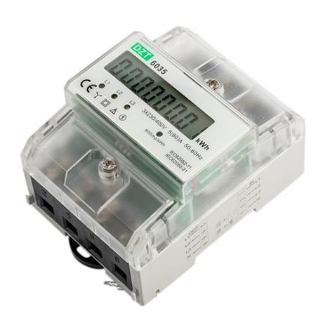 EL-måler (BI) 3F LCD 400V/80A 4M kl.I