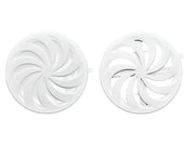 Rund ventilationsrist - justérbar kanalstørrelse, Ø80-150mm