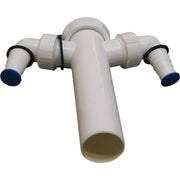 1.1/2" x 50 mm Tilslutningsrør med dobbelt studs