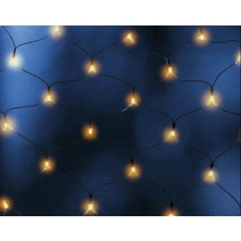 Veli udendørs led lysnet - varmhvidt lys-80 cm x 80 cm