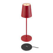 VINOLINA TWO, bordlampe, IP65, 2200/2700/3000K, TOUCH, rød