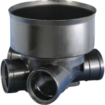 Wavin 110 x 425 mm TP2-brønd, glat, højre/venstre tilløb