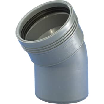 Wavin 32 mm 30° grå PP-afløbsbøjning
