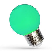 Spectrum 1W LED dekorationspære - Grøn, G45, E27, 230V, RA80