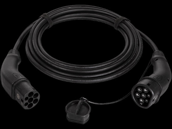 EV Ladekabel, til elbil - 22kW, 32A, 3-faset, type 2 (10m)