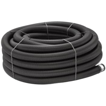 Uponor 92/80 mm PE-drænrør med 1,2 x 6,5 mm slids, 50 m, sort