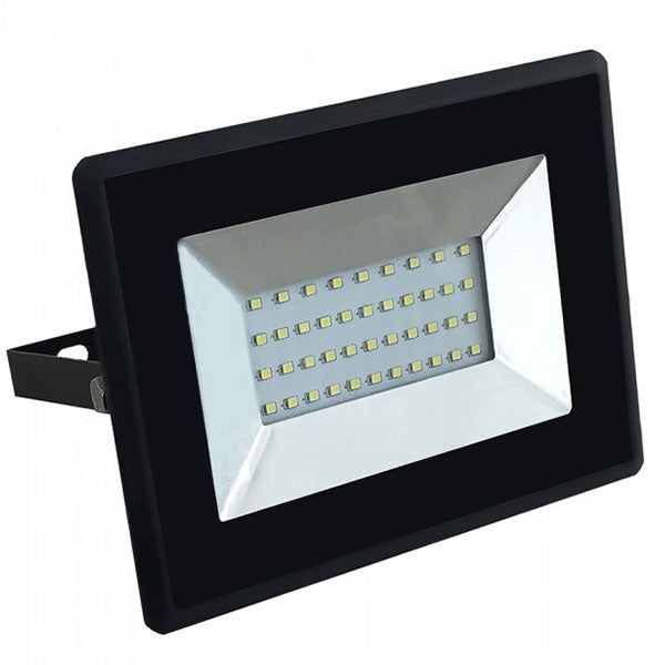 30W LED projektør 6500K 2550Lm sort