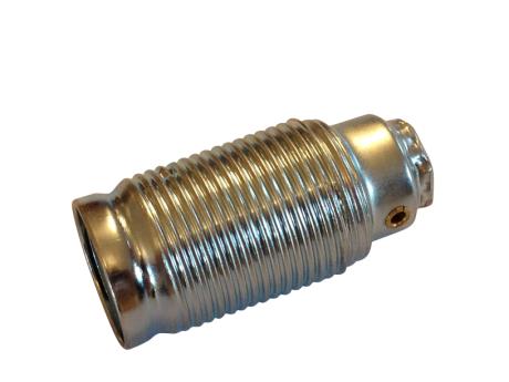Metal kronefatning E14 krom M10