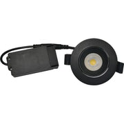 Velia Low Profile Downlight 5,5W 2700K mat sort rund
