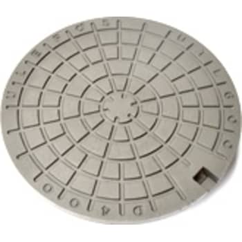 Ulefos 600 mm dæksel m/påstøbt pakn./fjederlås, 40 t, SG UTL600P