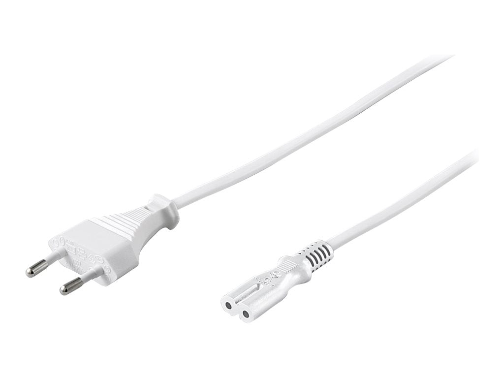 Goobay Powerkabel (8-talsstik) 1.5m Hvid