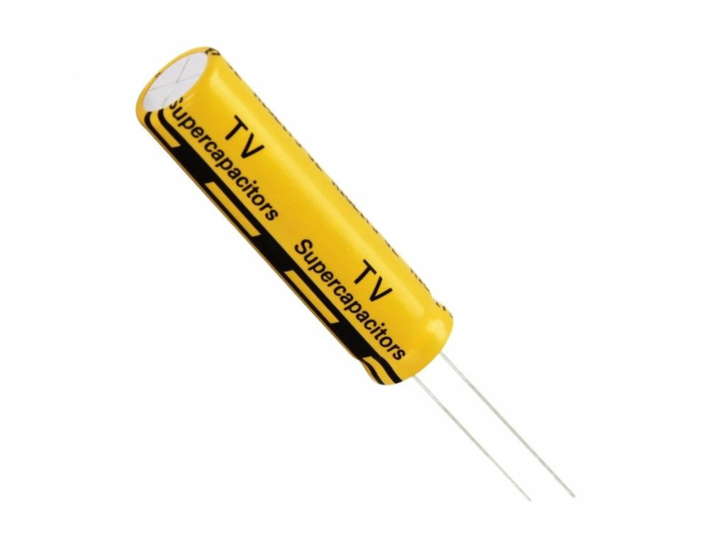 Elektrolyt backup kondensator - 34F 3V (Ø12,9x49mm)