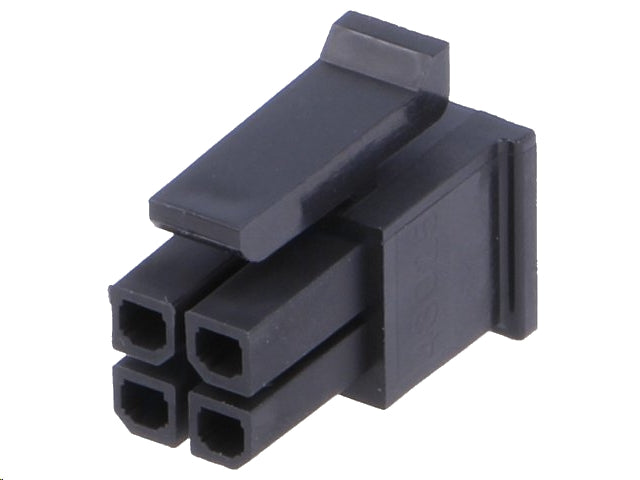 Ledning-til-print hunstik - Micro-Fit 3.0, 3mm, 2x2pol