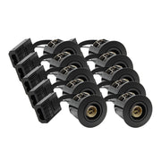 10 stk. Indbygningsspot Inno88 - GU10, Sort, IP44, godkendt til isolering, 230V