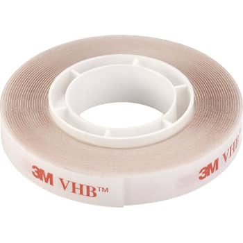 Dobbeltklæbende tape 9mm , transparent, 3m