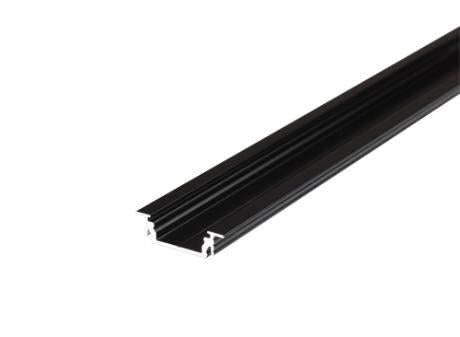 DIOFLEX alu profil GROOVE14 EF/Y 2000 sort alu