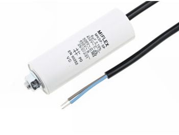 MOTOR kondensator - 40uF / 425V, M8 forskruning, Ledning