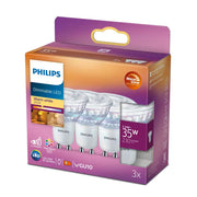 Philips LED DIM 2,6W (35W) GU10 2200-2700K 230lm 3-pak